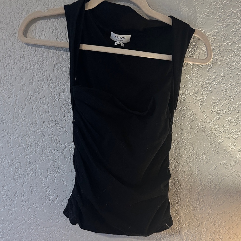Aritzia Elegant Black Tank Top